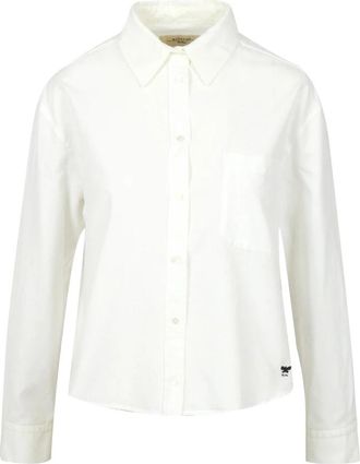 Max Mara Nuoro Shirt - Dames - Overhemden - Wit - S - Katoen - Overhemden
