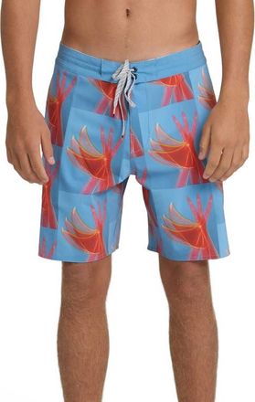 Billabong Good Times Gallery LT Board Shorts in Blue Multi at Nordstrom, Size 30