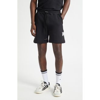 Amiri Core Logo Embroidered Sweat Shorts in Black at Nordstrom, Size Xx-Large