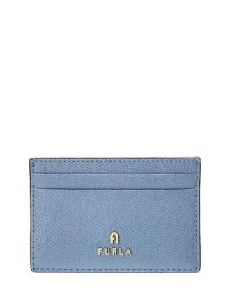 Furla Camelia Leather Card Case
