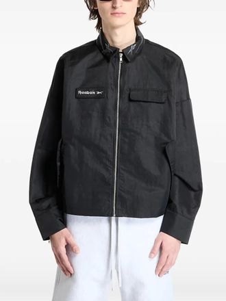 Reebok Shirtjack met rits - Zwart