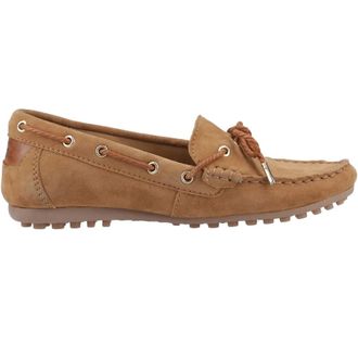 Cotswold Swimbrook leren vrijetijdsschoenen voor dames (Tan)