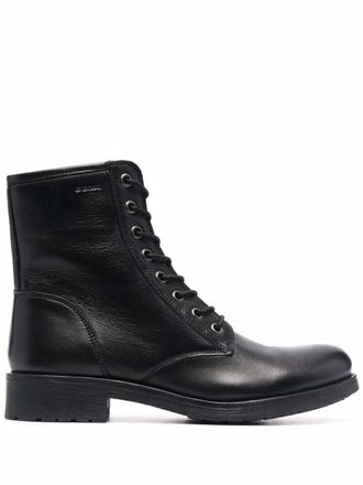 Geox lace-up ankle boots - Black
