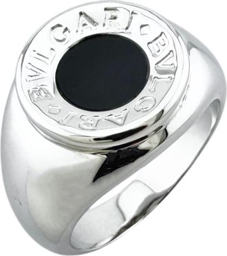 Bulgari White Gold White Gold (18K) Band Ring (Pre-Owned)