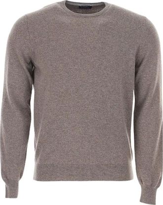 Barba Heren, Truien, Beige, Maat: 3XL Kasjmier