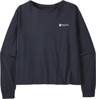 Patagonia L/S Hut Tripper Easy Cut T-Shirt Longsleeve f&uuml;r Damen | blau