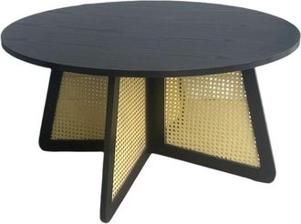 Statements by J. Statements By J Shia Cane Round Coffee Table