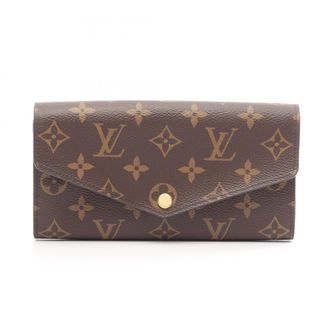 Louis Vuitton Brown Monogram Monogram Long Wallet (Bi-Fold) (Pre-Owned)
