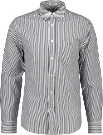 GANT Camicia Classica Regular a Righe in Popeline - - Shirts - Uomo - Blu - L