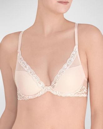 Natori Feathers Contour Plunge Bra