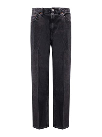 Re/Done Jeans The Ollie In Denim Black