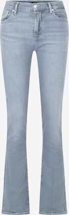 7 For All Mankind Jeans mit ausgestelltem Bein aus Baumwolle Bootcut Slim Illusion