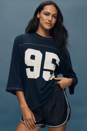 Pilcro 3/4 Sleeve Varsity Tee