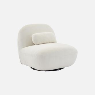 Sweeek Silla Giratoria 360&deg; Borreguito Texturizada