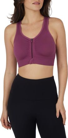 90 Degree by Reflex Seamless Bra Top - Pack of 2 in Damson/White at Nordstrom Rack, Size Large
