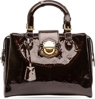 Louis Vuitton Pre-owned Handbags, female, Purple, Size: ONE SIZE Pre-owned Top Handle Satchel