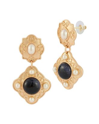 Sphera Milano Gold-Plated 4Mm Pearl Earrings