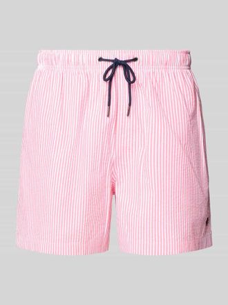 Mc Neal Badehose mit elastischem Bund und Tunnelzug in Rosa, Gr&ouml;&szlig;e XXL