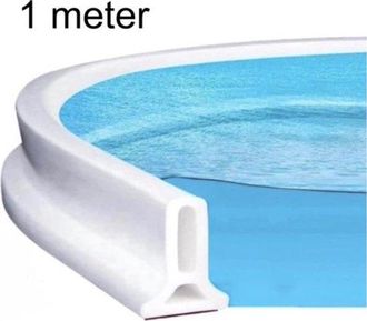 OEM Barrera De Agua De Silicona Autoadhesiva Blanca De 100 Cm Para Umbral De Ducha, Tope De Agua De 100 Cm Para Puerta De Ducha, Plato De Ducha