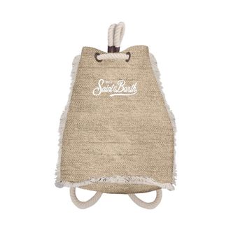 MC2 Saint Barth Backpacks, male, Beige, Size: ONE SIZE Boat Linen Backpack