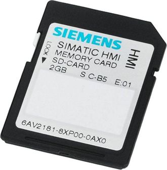 SIEMENS St801 - Tarjeta Memory Card Sd 2 Gb Para Simatic Halogenuro Metalico