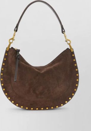 Isabel Marant oskan soft zip leather shoulder bag