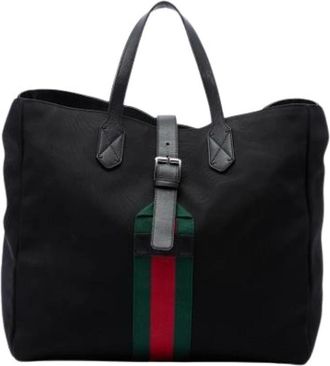 Gucci Borsa Tote Pre-owned in tela - - Pre-owned - Donna - Nero - ONE SIZE