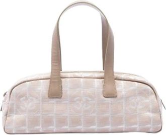 Chanel Borsa Vintage Pre-owned in Nylon - - Pre-owned - Donna - Beige - ONE SIZE