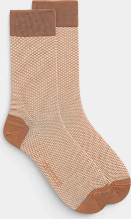 Bleufor&ecirc;t Mens Caviar-weave lisle dress socks