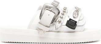 Suicoke MOTO by TOGA embellished sandals - unisex - Other fibres - 5 - White