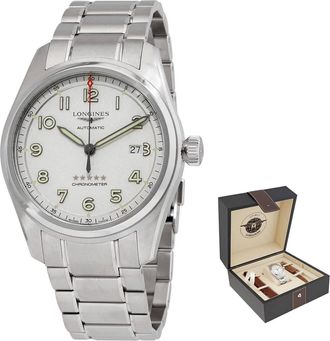 Longines Spirit Prestige Edition Automatic Silver Dial Mens Watch L3.811.4.73.9