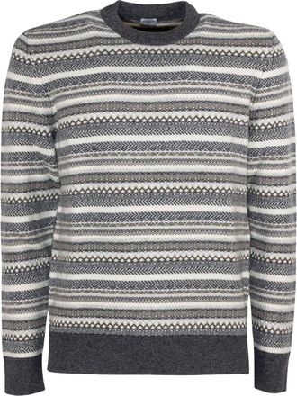 Eleventy Round-neck Truien - Heren - Ronde hals truien - Veelkleurig - XL - Truien & Vesten