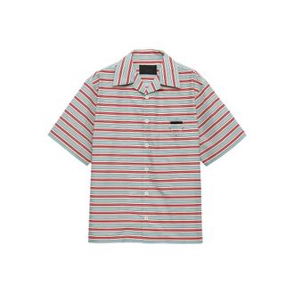 Prada Striped Bowling Shirt