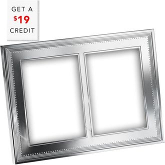 Wedgwood Vera Wang For Wedgwood Grosgrain Double Invitation Frame With $19 Credit