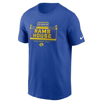 Nike Los Angeles Rams Local Essential Nike Mens NFL T-Shirt in Blue | N1994EV95-7MT
