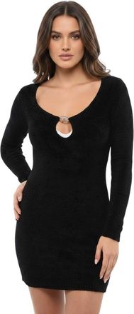 Diesel Black Scoop Neck Mini Dress