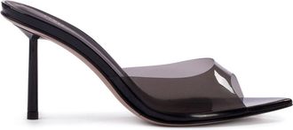 Le Silla Bella 80mm sandals - women - Patent Leather/Goat Skin/Leather/PVC - 35 - Black