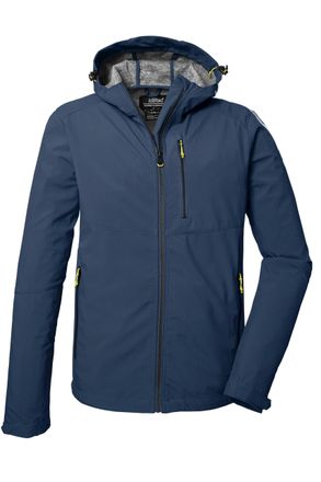 Killtec Killtec KOS 259 MN SFTSHLL JCKT Mens Softshell Outdoor Jacket with Hood Dark Blue L 41367-000