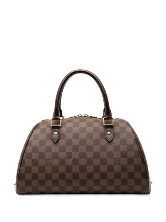 Louis Vuitton Borsa a mano Ribera MM in tela Damier Eb&egrave;ne 2006 - Marrone