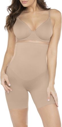 Miraclesuit Flexible Fit High-Waist Thigh Slimmer In Stucco