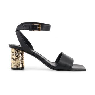 Givenchy High Heel Sandals, female, Black, Size: 8 1/2 US Tape Heeled Leather Sandals