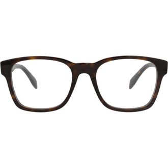 McQ by Alexander McQueen Optical Glasses in Havana Havana Transparent at Nordstrom Rack