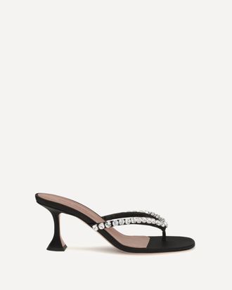 Amina Muaddi Sandali infradito Gigi con strass Woman 37.5