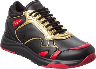 Ferragamo Now 1 Leather Sneaker