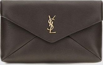 Saint Laurent Clutch Donna colore Cacao