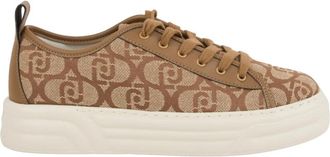 Liu Jo Ivory Sneakers - Dames - Sneakers - Bruin - 39 EU - Polyester - Schoenen
