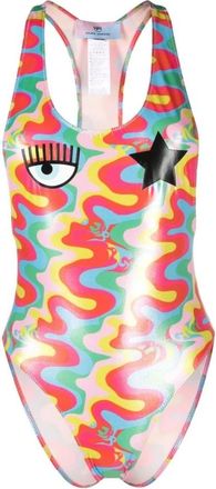 Chiara Ferragni Dames, Badkleding, Veelkleurig, Maat: XS Poliester
