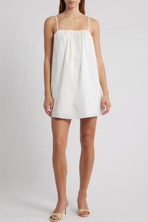 Wayf Casey Stretch Cotton Cami Dress in Ivory at Nordstrom Rack, Size X-Small