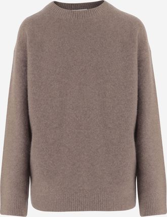 Vince Womens Cashmere Sweater Beige