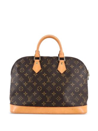 Louis Vuitton Vintage Alma Handbag Monogram Canvas PM satchel - Marrone